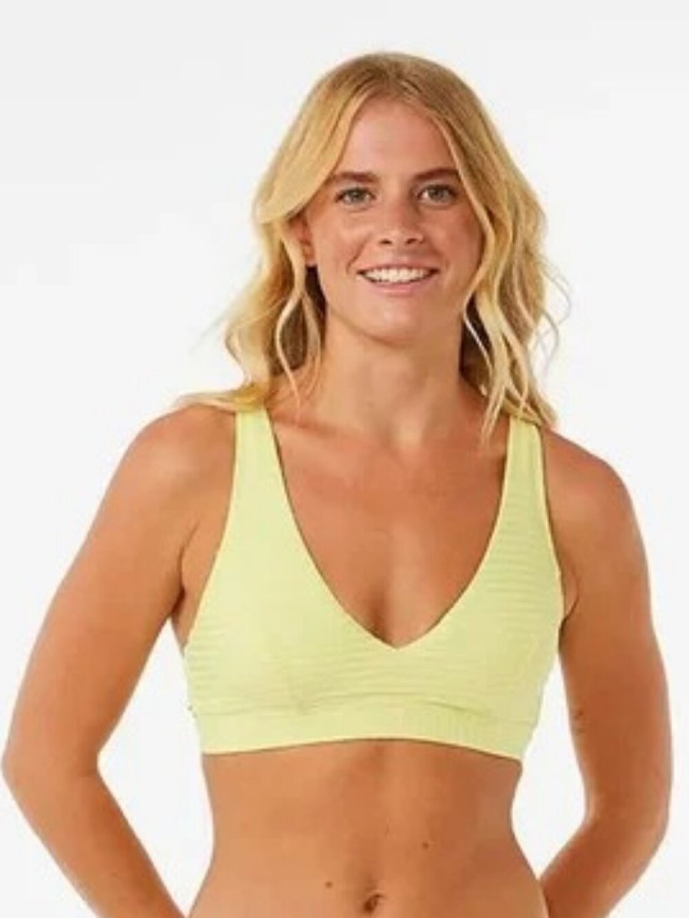 Rip Curl Premium Surf Fixed Triangle Top - Bright Yellow